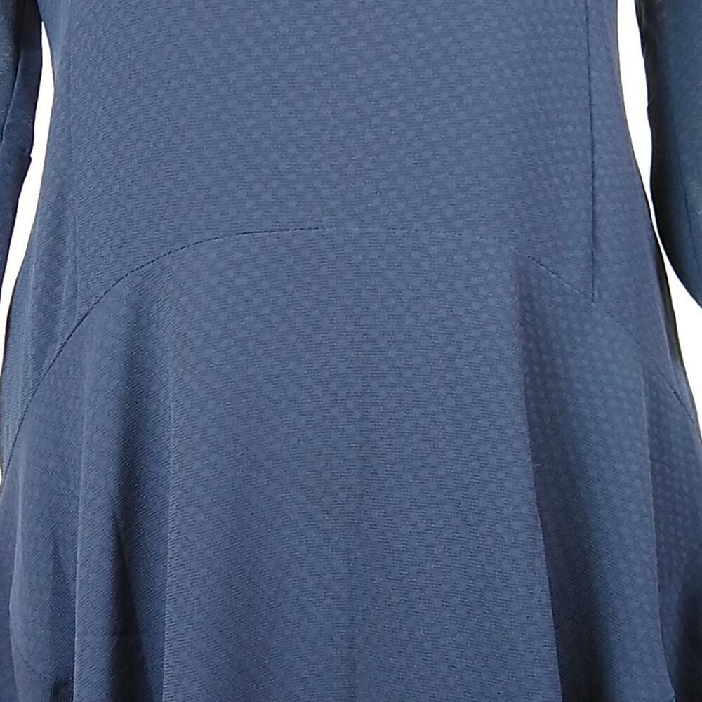 Donna Morgan 3/4 Sleeve Drop Waist Chiffon Dress 4P - Picture 4 of 11